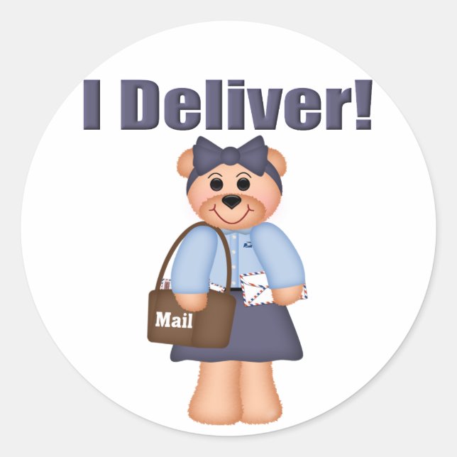 Letter Carrier Classic Round Sticker (Front)