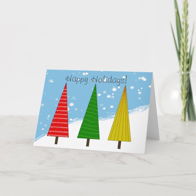 Letter Carrier Postal Worker Holiday Card (Front)