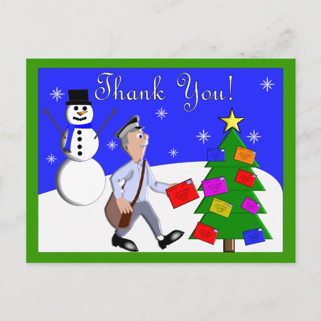 Letter Carrier Thank You Cards (Front)