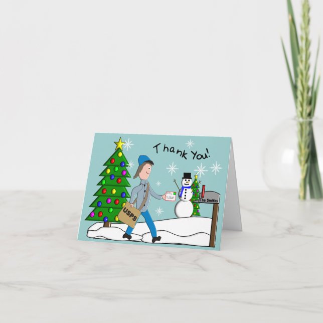 Letter Carrier "Thank You" Notecards (Front)