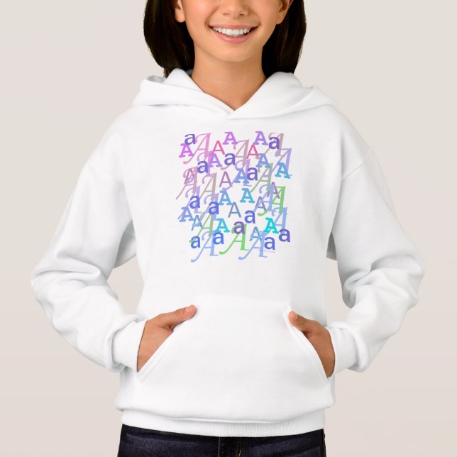 Letter Confetti "A"  (Front)