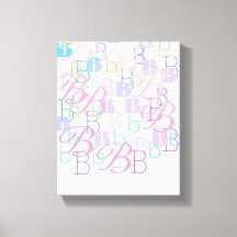 Letter Confetti "B"