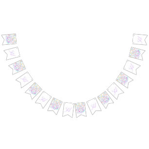 Letter Confetti "H" Bunting