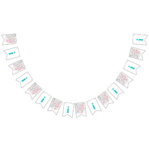 Letter Confetti "I" Bunting