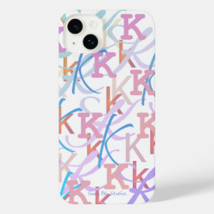 Letter Confetti "K" iPhone Case