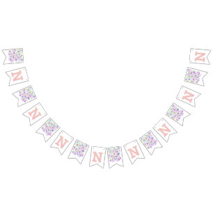 Letter Confetti "N" Bunting