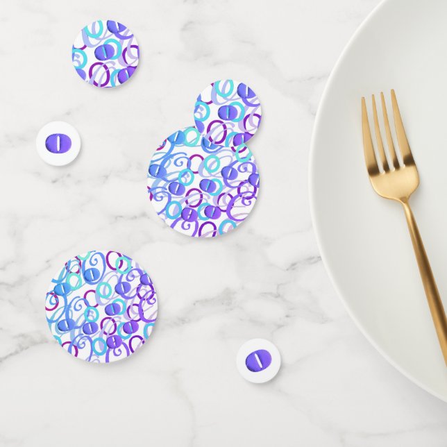Letter Confetti "O" (Group)