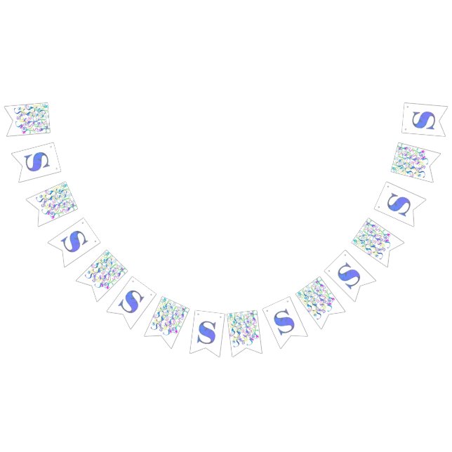Letter Confetti "S" Bunting (All)