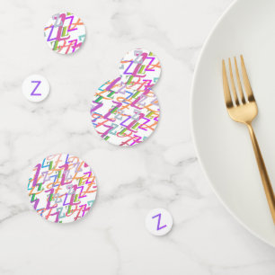 Letter Confetti "Z"