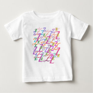 Letter Confetti "Z" Baby T-Shirt