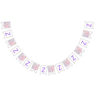 Letter Confetti "Z" Bunting