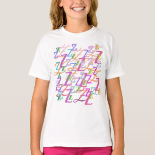 Letter Confetti "Z" T-Shirt