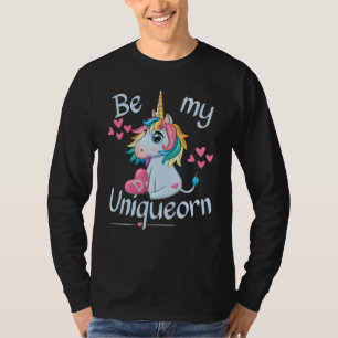 Letter D Be my Uniqueorn Happy Valentines Day Unic T-Shirt