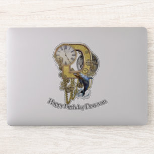 Letter D Birthday customisation Sticker