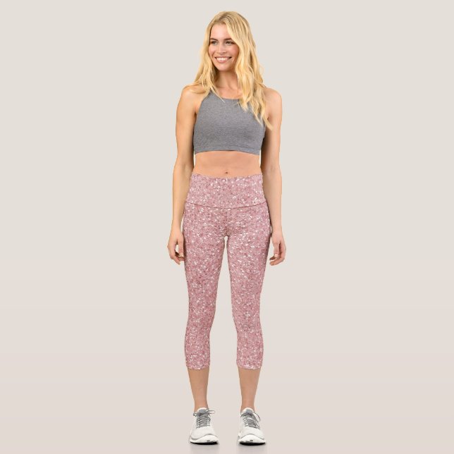 Letter D Capri Leggings (Front)