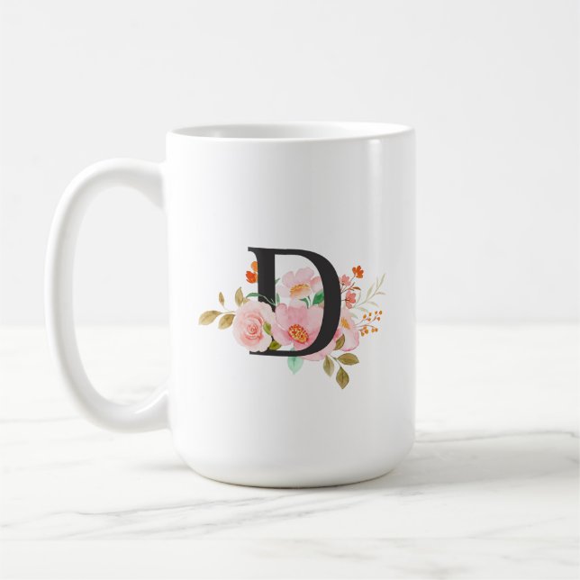 Letter D Coffee Mug (Left)