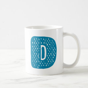 Letter D Design. Coffee Mug