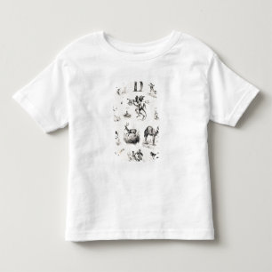 Letter D from an alphabet primer, 1832 Toddler T-Shirt