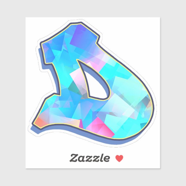 Letter D _ Graffiti Alphabet Letters (Sheet)