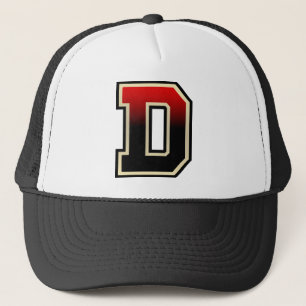 Letter "D" Initial Trucker Hat