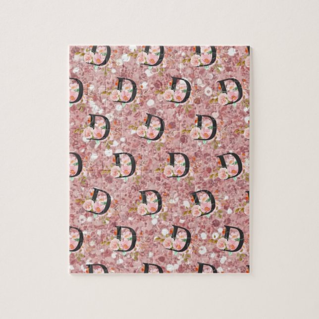 Letter D Jigsaw Puzzle (Vertical)