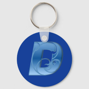 Letter D Key Ring