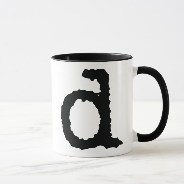 Letter D Mug (Right)
