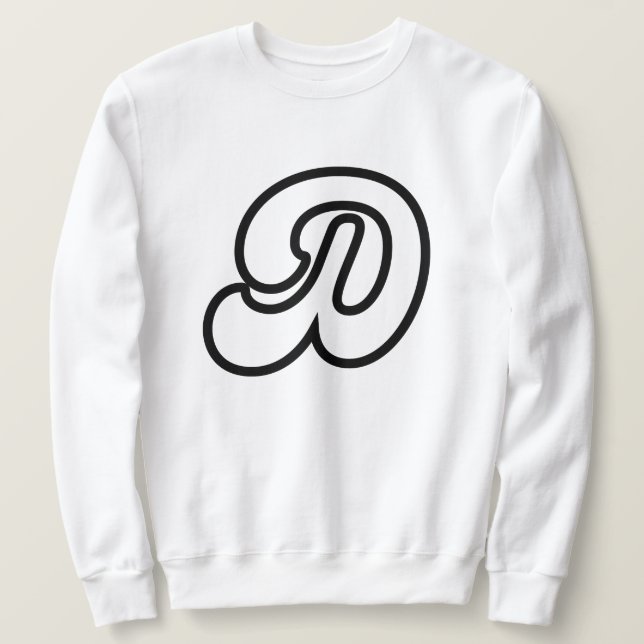 Letter D - Personalised Identity Design Sweatshirt (Design Front)