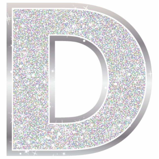 Letter D Photo Sculpture Decoration (Front)