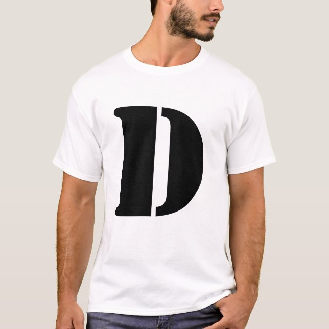 Letter D T-Shirt (Front)