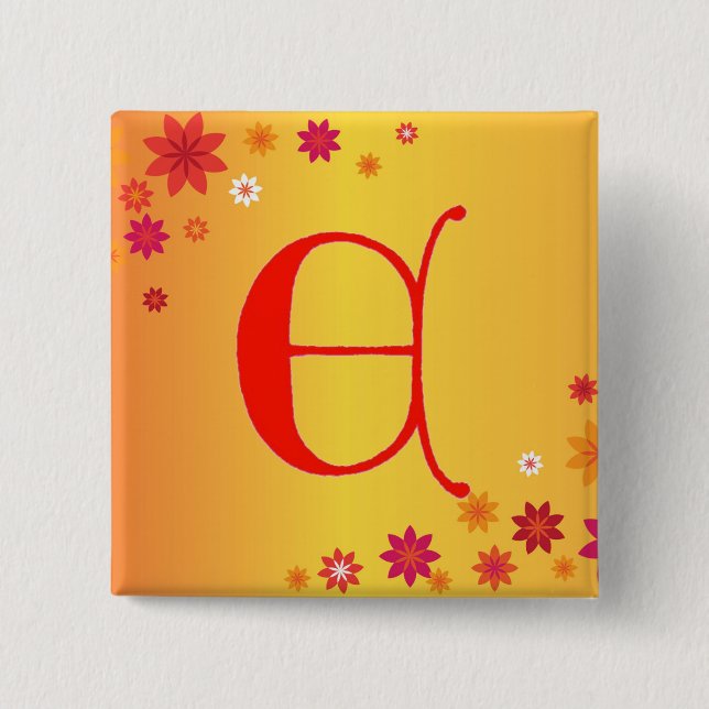 Letter E Button (Front)