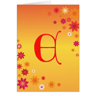 Letter E Greeting Card