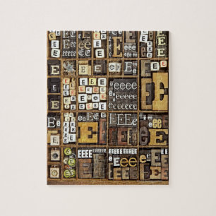 Letter E Jigsaw Puzzle