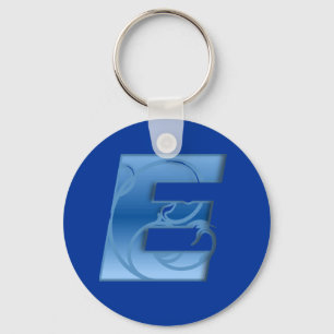 Letter E Key Ring