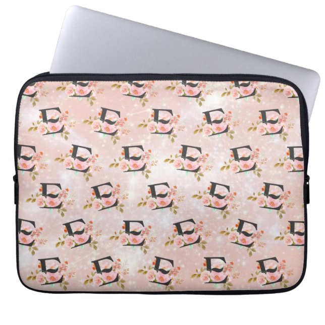 Letter E Laptop Sleeve (Front)