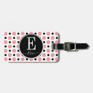 Letter E Luggage Tag
