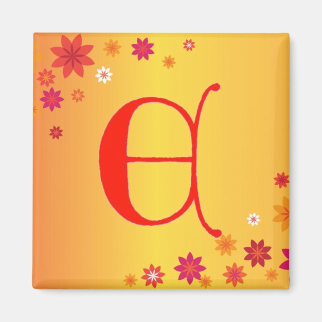 Letter E Magnet (Front)