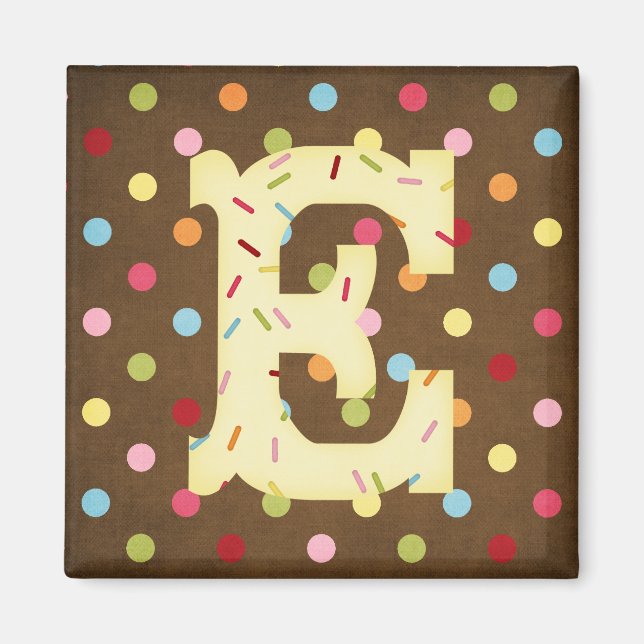 Letter E Magnet (Front)