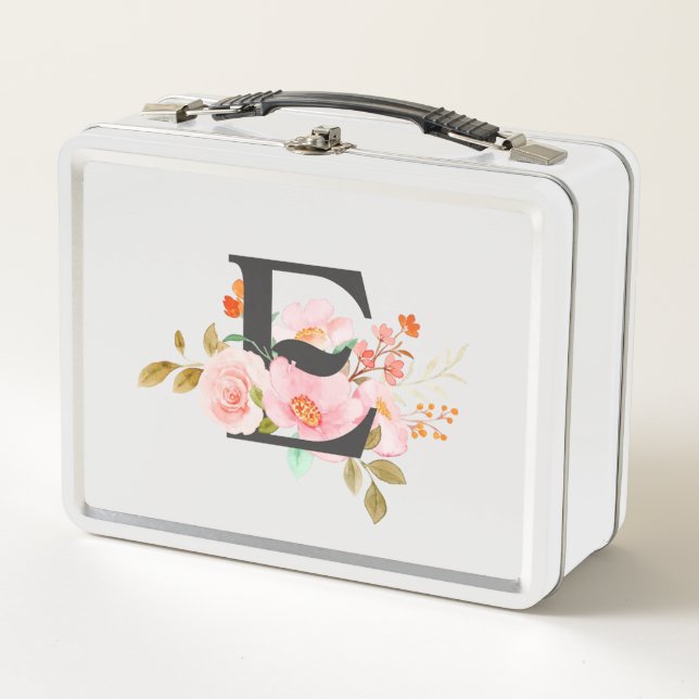 Letter E Metal Lunch Box (Front)