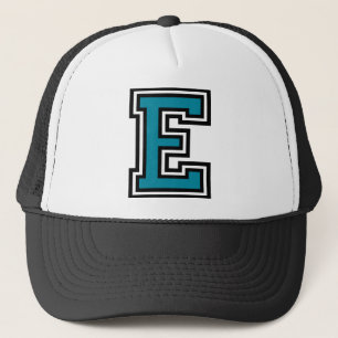 Letter "E" Monogram Trucker Hat