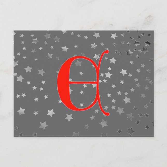 Letter E Postcard (Front)