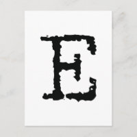Letter E
