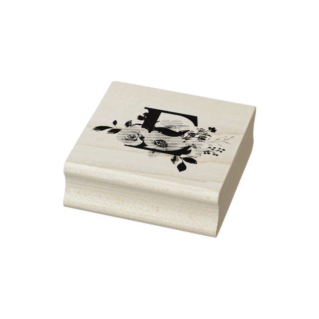 Letter E Rubber Stamp (Stamp)