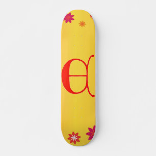 Letter E Skateboard