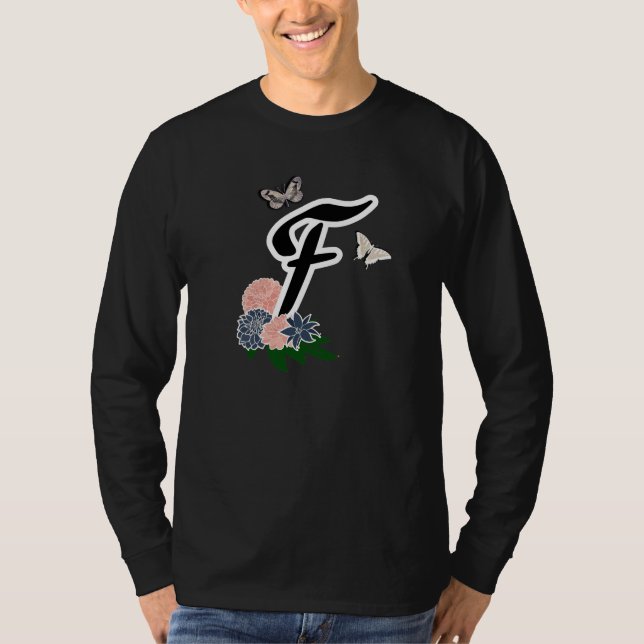 letter F Baby Bodysuit (Front)