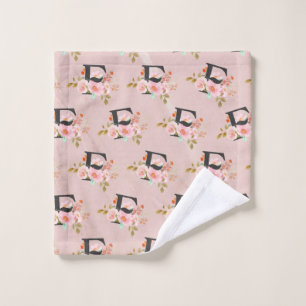 Letter F Bath Towel Set