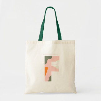 Letter F | Camo Tote Bag