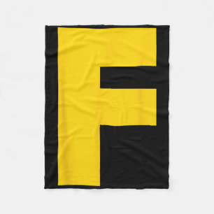 Letter F Chipmunk Group Matching Halloween Costume Fleece Blanket