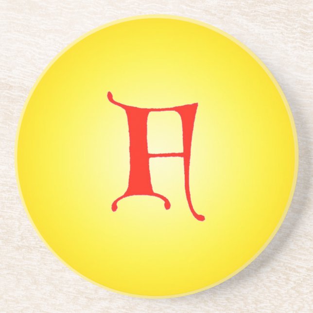 Letter F Coaster (Front)