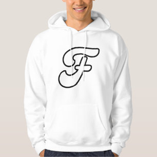 Letter F-Design for Identity Style Personal Hoodie